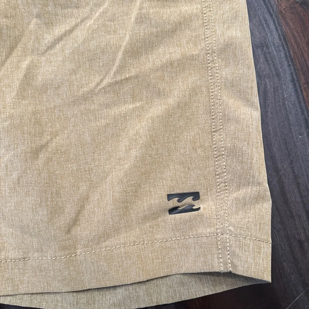 Billabong Tan Flat Front Shorts for Casual Wear